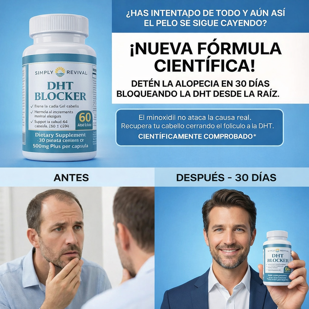 DHT Blocker – Control natural contra la caída del cabello