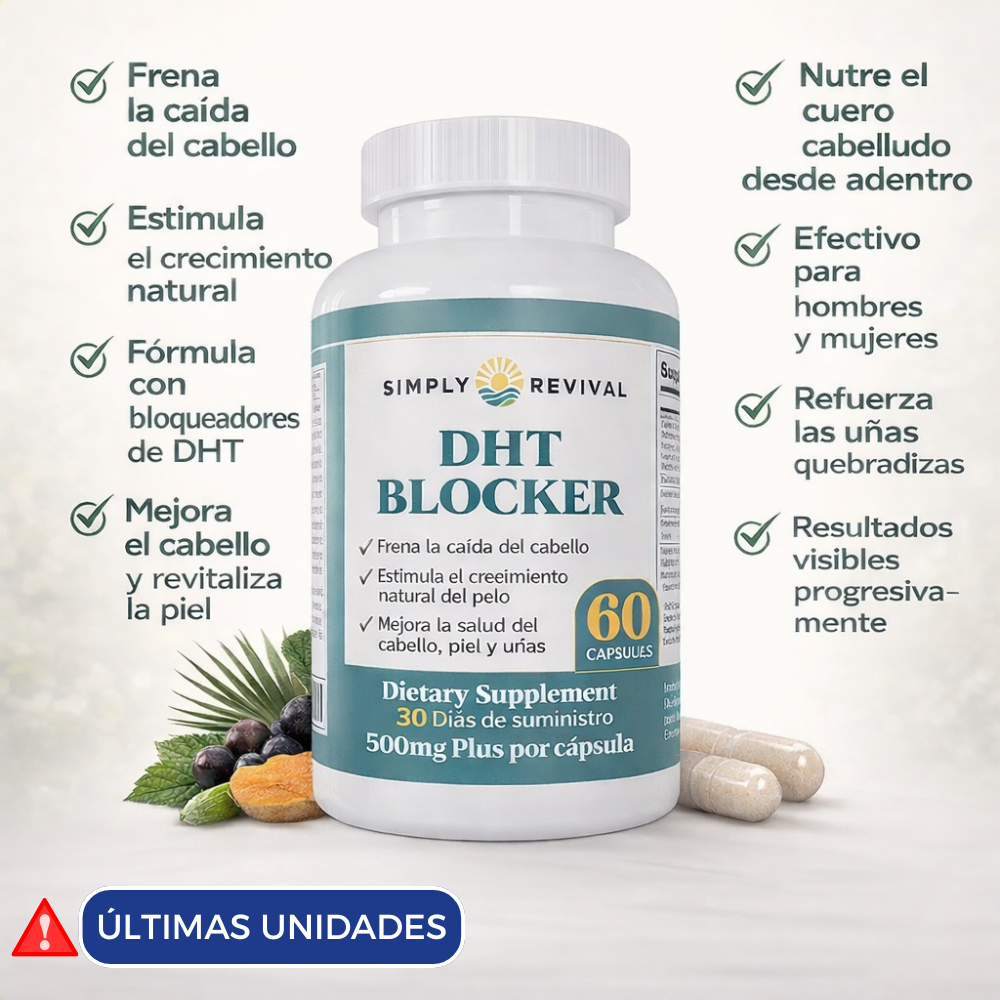 DHT Blocker – Control natural contra la caída del cabello